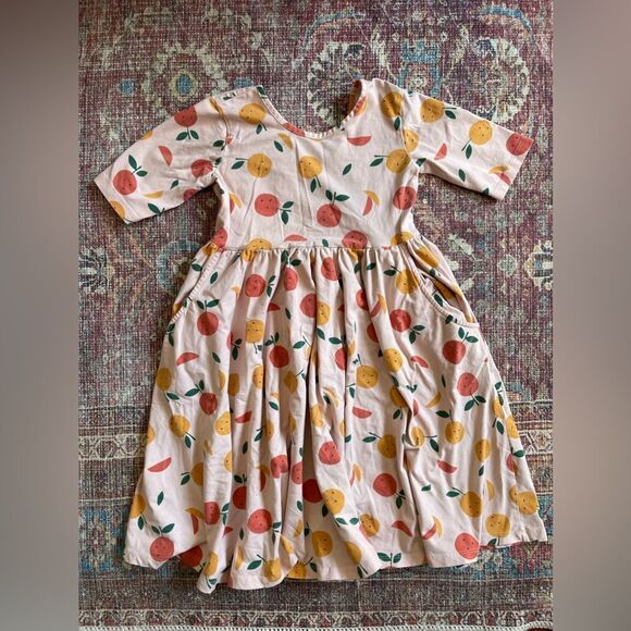 Hanna Andersson Other - Hanna Andersson size 10 Kids Fruit Print Dress with scoop neck